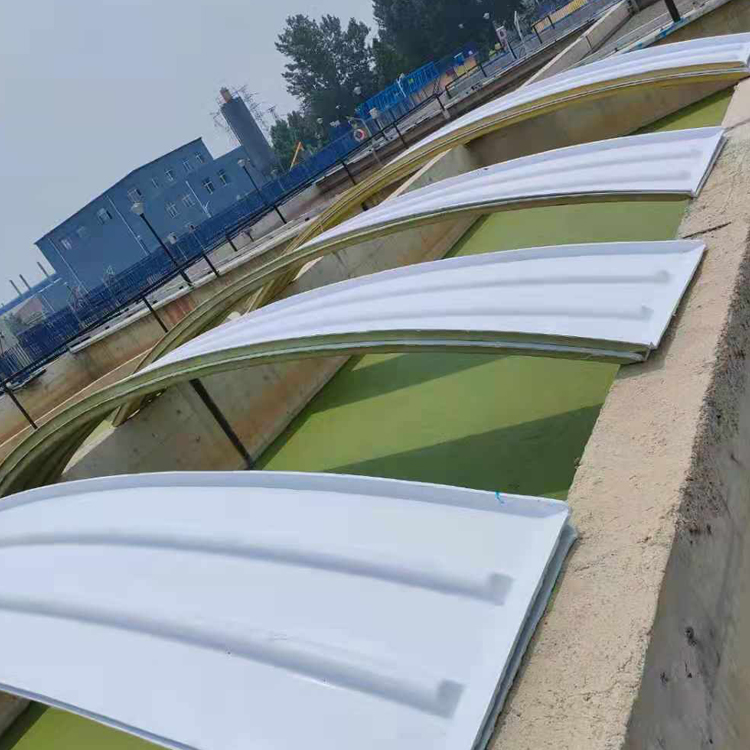 玻璃鋼平板 污水池蓋板 玻璃鋼材質拱形蓋板 防腐性能好集氣罩 - 河北